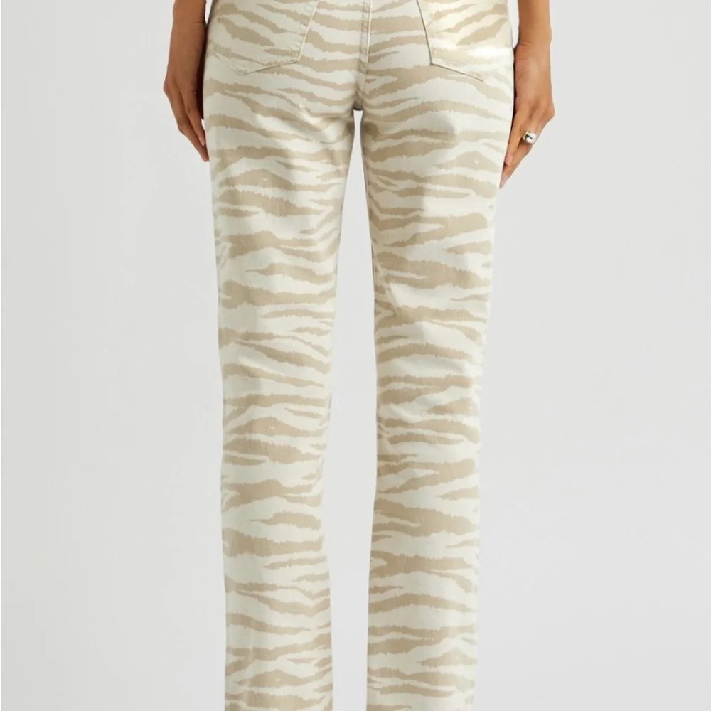 Ganni Beige Zebra Print Fabric - Picture 3 of 4